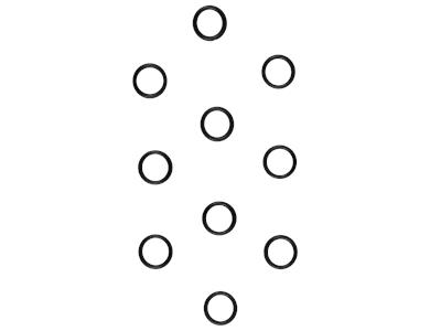 Grundfos material a granel, junta tórica FKM 12,81x9,25x1,78 cantidad a granel 99135597