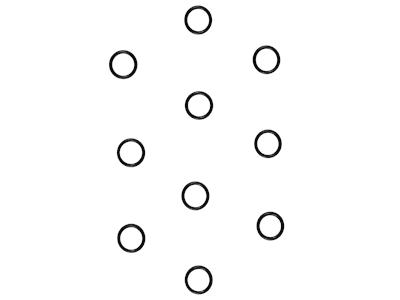 Grundfos material a granel, junta tórica NBR 10x7x1,5 cantidad a granel 99135632