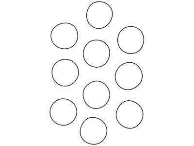 Grundfos bulk material, O-ring NBR 80,2x75x2,6 bulk quantity 99135665