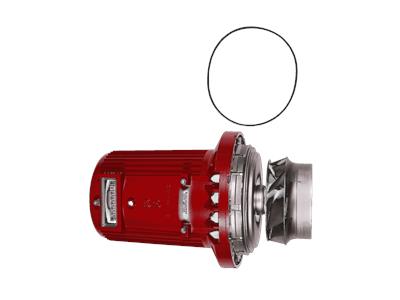 Grundfos kit, tête de pompe 3X400-415V 50HZ Tête de pompe 96406040